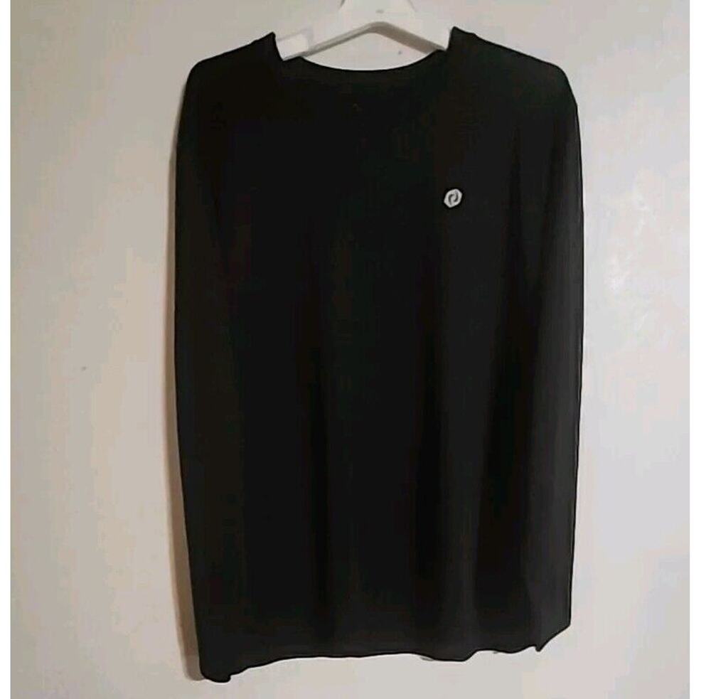 SB Tech Cool Play Mens Long Sleeve Shirt Black sz XXL Regular Fit